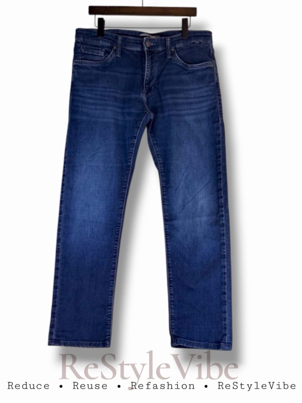 MAVI Men’s Size 34 Denim Jeans Jake Slim Leg Style Stretch Fit Athletic Denim